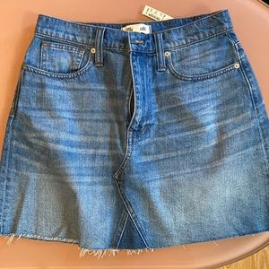 NWT Madewell denim skirt
